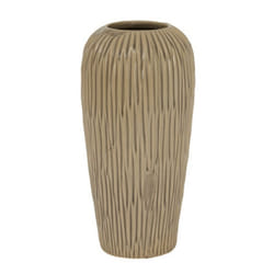 Pallida Collection Small Fleck Vase - Ceramic - L17 x W17 x H15 cm - Brown