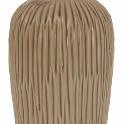 Pallida Collection Small Fleck Vase - Ceramic - L17 x W17 x H15 cm - Brown