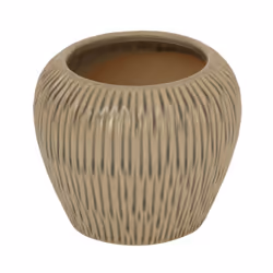 Pallida Collection Tall Fleck Vase - Ceramic - L17 x W17 x H35 cm - Brown