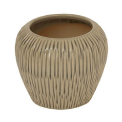 Pallida Collection Tall Fleck Vase - Ceramic - L17 x W17 x H35 cm - Brown