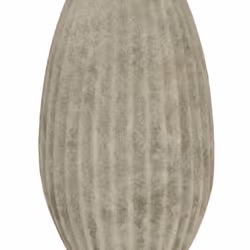Catania Large Olpe Vase - Ceramic - L21 x W21 x H36 cm - Light Grey