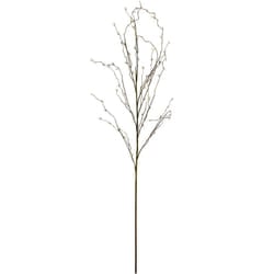 Hill Interiors Artificial White Willow Flower Stem