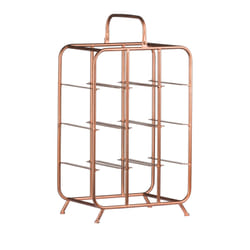 Hill Interiors 18867 wine rack Floor wine rack 9 bottle(s) Metal Copper