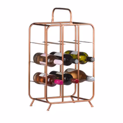 Hill Interiors 18867 wine rack Floor wine rack 9 bottle(s) Metal Copper