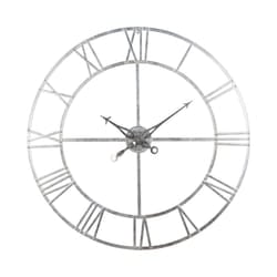 Hill Interiors Foil Skeleton Wall Clock