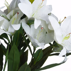 Hill Interiors White Lily Stem