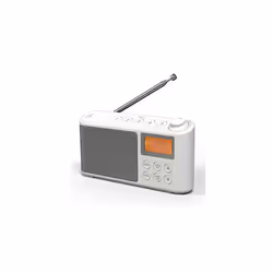 DAB/DAB+ & FM Radio, Mains and Battery Powered Portable DAB Radios Rechargeable Digital Radio with USB Charging for 15 Hours ...
