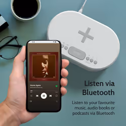 i-box Bedside Wireless Charging Radio Alarm Clock
