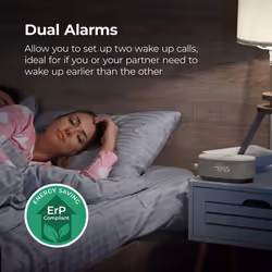 i-box Bedside Wireless Charging Radio Alarm Clock