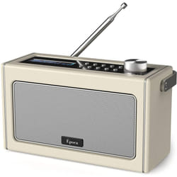 DAB/DAB+ & FM Radio Portable Bluetooth Speaker, Rechargeable Digital Radio with USB Charging for 15 Hours Playback DAB Radio with Bluetooth Stereo