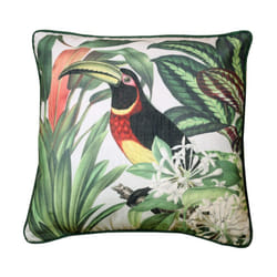 Tropical Toucan Cushion Arthouse Green Pillow Scatter Polyester Filled