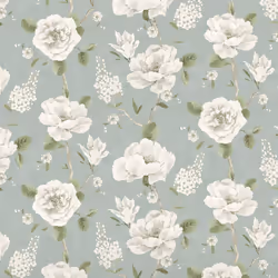 Arthouse Ashley Floral Sage Green Wallpaper Flowers Leaves Stylish Feature Wall