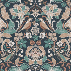 Arthouse Folk Floral Navy Wallpaper 100197AH