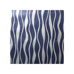Metallic Wave Wallpaper Arthouse Silver Navy Textured Glitter Vinyl