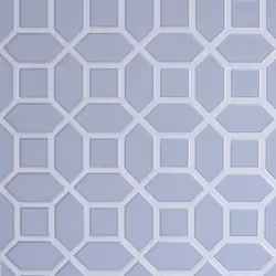 Arthouse Hotel Luxe Origin Geometric Diamond Wallpaper Glitter Metallic Vinyl Soft Blue 295601