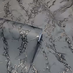 Arthouse Carrara Marble Effect Wallpaper Silver Charcoal Grey Glitter Vinyl Roll