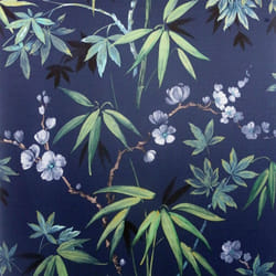 DUTCH WALLCOVERINGS Wallpaper Jasmine Garden Blue Wall Covering Panel Sheet