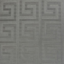 Arthouse Greek Key Foil Wallpaper Metallic Shimmer Shiny Texture Vinyl Geometric - 298101 Gunmetal Grey