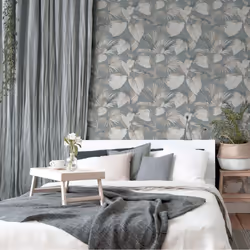 Arthouse Palm Grove Grey Wallpaper 298606