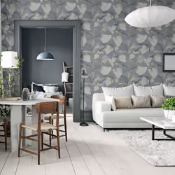 Arthouse Palm Grove Grey Wallpaper 298606