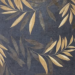 Arthouse Luxury Leaf Navy Champagne Wallpaper 299301