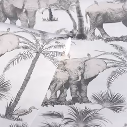 Arthouse Artistick Elephant Grove Charcoal Wallpaper Peel & Stick Self Adhesive