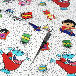 Children Cartoon Ryan's World Crew Superhero Bedroom Nursery Wallpaper