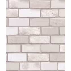 Arthouse Diamond Brick Vinyl Wallpaper Taupe 669402 Full Roll