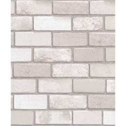 Arthouse Diamond Brick Vinyl Wallpaper Taupe 669402 Full Roll