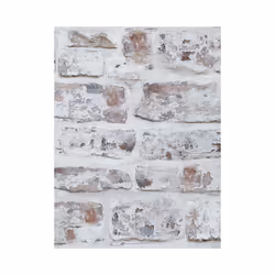 Whitewashed Brick Wallpaper White Arthouse 671100