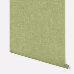Linen Texture Moss Green