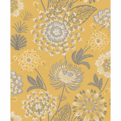 Arthouse Vintage Bloom Painted Unique Flower Motif Modern Wild Flower Pattern Wallpaper 676206
