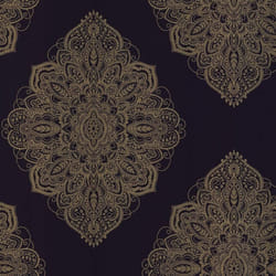 Arthouse Henna Navy Gold Damask Wallpaper Metallic Geometric Mandala Geo Tattoo