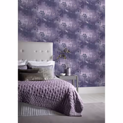 Arthouse Damselfly Glitter Dandelions Botanical Ombre Motif Textured Wallpaper 692306