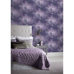 Arthouse Damselfly Glitter Dandelions Botanical Ombre Motif Textured Wallpaper 692306
