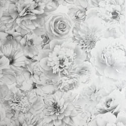Glitter Bloom Silver