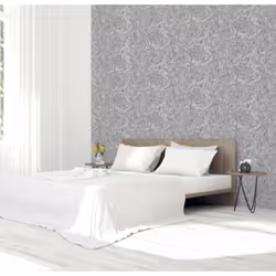 DUTCH WALLCOVERINGS Wallpaper Liquid Marble Grey Wall Covering Panel Sheet