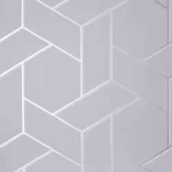 Arthouse Parquet Geo Wallpaper Metallic Geometric Abstract Tiles Luxury 10m Roll - 695501 Silver