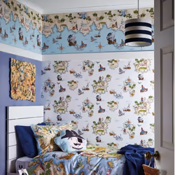 Arthouse Pirates Ahoy Boat Ship Multi Kids Nature Wallpaper Border