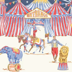 Arthouse Circus Fun Kids Wallpaper Border Frieze