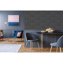 Botanica Leaf Navy & Gold sw12