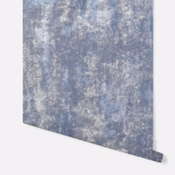 Arthouse Stone Textures Navy Silver Wallpaper