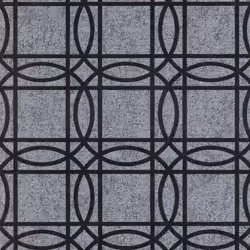 Arthouse Kiss Foil Geo Charcoal Grey Wallpaper 903204