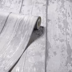 Arthouse Washed Wood Plank Panel Wallpaper Wooden Effect Metallic Textured Roll Grey Silver 908501