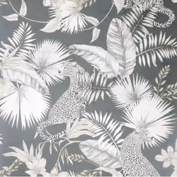 Tropical Leopard Wallpaper Arthouse Modern Tropical Palm Jungle
