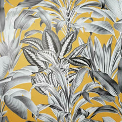 Arthouse Greenhouse Plants Leaves Wallpaper Tropical Jungle Forest Foliage Roll - Ochre 909502