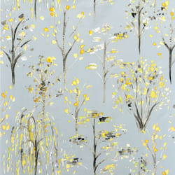 Watercolour Tree Grey/Ochre