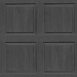 Arthouse Washed Panel Wallpaper Wood Panelling Effect Rustic Wooden Textured - Charcoal Grey 909600