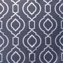 Arthouse Calico Trellis Wallpaper Geometric Geo Textured Glitter Vinyl Metallic - 921402 Navy Blue