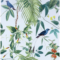 Arthouse Exotic Garden Blue Any Room Paste The Wall Bedroom Wallpaper
